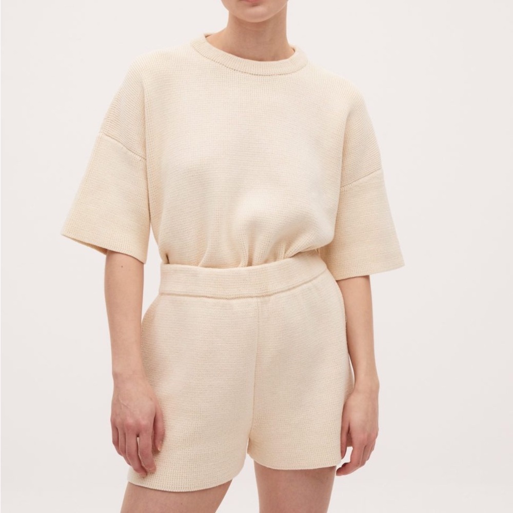 Babaa no35 Natural Jumper & Shorts Set
